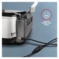 BAZAR - AXAGON ADR-210B, USB 2.0 A-M -> B-M aktivní propojovací / repeater kabel, 10m - Poškozený obal (Komplet)