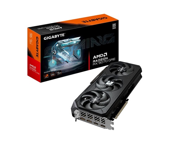 GIGABYTE VGA AMD Radeon GeForce RTX 9070 GRE GAMING OC 12G, 12GB GDDR6, 2xDP, 2xHDMI