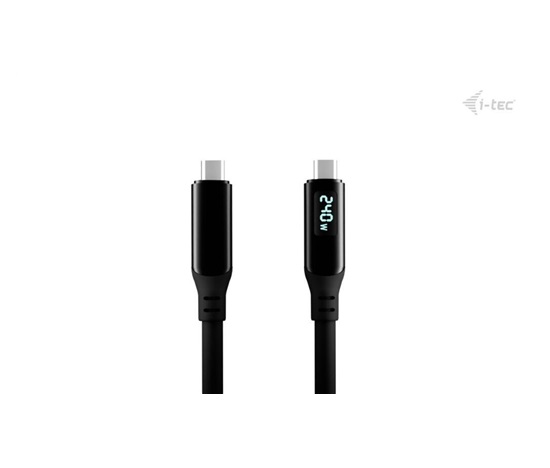 i-tec Thunderbolt 4/USB4 Class Pro Cable 240W with LCD (40 Gbps, 150 cm)