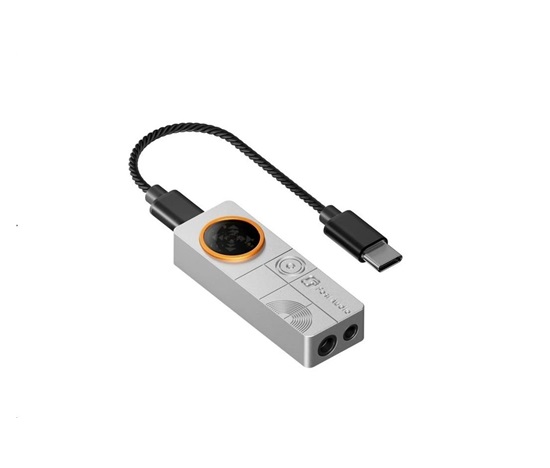 Fosi Audio DS3 přenosný sluchátkový DAC stříbrný