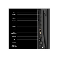 BAZAR - CHiQ U43QST TV 43", UHD, QLED, ultratenká, Google TV, DLG 120 Hz, Dolby Audio, Frameless, metalická - Poškozený