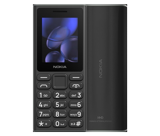 BAZAR - Nokia 105 Dual SIM, 2G, černá (2025), (CZ, SK, HU) - Poškozený obal (Komplet)