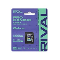 GOODRAM microSDXC karta 64GB RIVAL (R:100/W:40 MB/s), UHS-I Class 10, U3, V30 + Adapter
