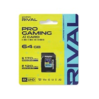 GOODRAM microSDXC karta 64GB RIVAL (R:170/W:120 MB/s), UHS-I Class 10, U3, V30 + Adapter