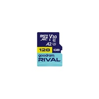 GOODRAM microSDXC karta 128GB RIVAL (R:170/W:120 MB/s), UHS-I Class 10, U3, V30 + Adapter
