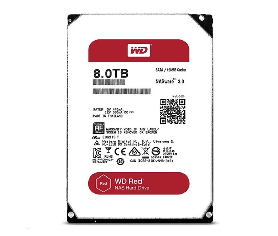 BAZAR VADNE- WD RED PLUS NAS WD80EFZZ 8TB SATAIII/600 128MB cache CMR