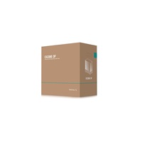 BAZAR - DEEPCOOL Case CG380 3F, mATX, ARGB, Průhledná bočnice, 3x120mm Fan, černá - Rozbaleno (Komplet)