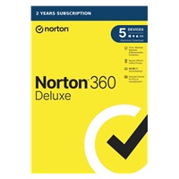 1+1 s 50% slevou NORTON 360 DELUXE 50GB +VPN 1 uživatel pro 5 zařízení na 2 roky - ESD