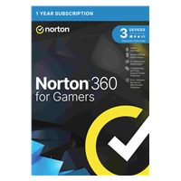 1+1 s 50% slevou NORTON 360 FOR GAMERS 50GB CZ 1 uzivatel pro 3 zarizeni  na 1 rok ESD