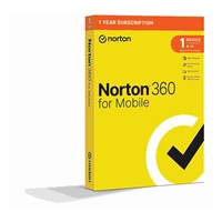 1+1 s 50% slevou NORTON 360 MOBILE 1 uživatel pro 1 zařízení na 1 rok ESD