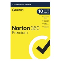 1+1 s 50% slevou NORTON 360 PREMIUM 75GB +VPN 1 uživatel pro 10 zařízení na 3 roky ESD