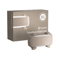 Tractive DOG 6 XL – Chytrý GPS lokátor pro psy se sledováním životních funkcí a zdravotními upozorněními, hnědý