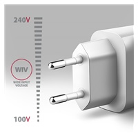 BAZAR - AXAGON ACU-QC18W, nabíječka do sítě 18W, 1x port USB-A, QC3.0/AFC/Apple, bílá - Poškozený obal (Náhradní krabice