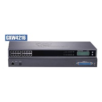 Grandstream GXW4216, IP analogová brána, 16x FXS portů, 1 × RJ45 10/100/1000 Mbps