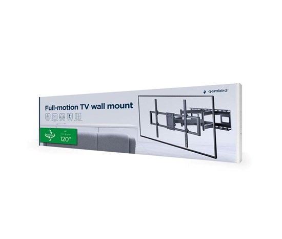 GEMBIRD Držák TV WM-120ST-01, 60"-120" (120kg), plně pohyblivý