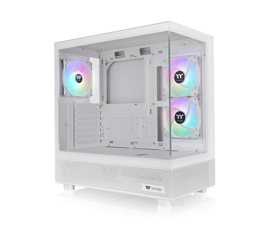 BAZAR - THERMALTAKE Case View 270 Plus TG ARGB, ATX, Průhledná bočnice, 3x 120mm ARGB Fan, bílá - Poškozený obal (Komple