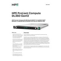 HPE PL DL360g12 6505P (2.2-4.1G/12C) 2x32G (P69727) MR408i-o 8SFF 2x1000W 2p10T-G Bezel+lock NBD333 Smart Choice