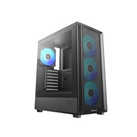DEEPCOOL Case CG550 4F, ATX, Průhledná bočnice, 4x120mm ARGB, černá