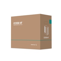 DEEPCOOL Case CG550 4F, ATX, Průhledná bočnice, 4x120mm ARGB, černá