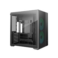DEEPCOOL Case CG590 MESH 2F, ATX, Průhledná bočnice, 2x160mm ARGB, černá