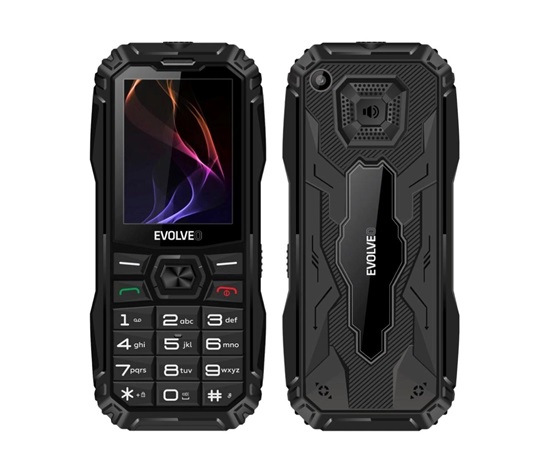 BAZAR - EVOLVEO MaxPhone A1, tlačítkový Dual SIM telefon, černý - Po opravě (Bez příšlušenství)