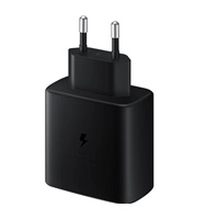 BAZAR - Samsung cestovní nabíječka EP-TA845XBE, Quickcharge 45W, USB-C, černá, EU, poškozený obal