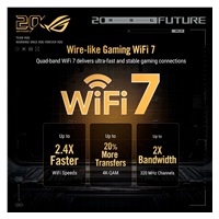ASUS ROG Rapture GT-BE98 EDITION 20 Gaming Router, WiFi 7, Dual 10G Ports, AURA RGB, AiMesh