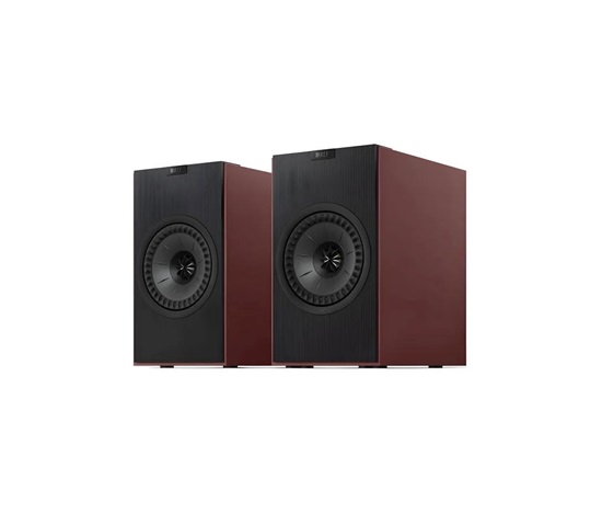 KEF Repro Coda W, regálové aktivní, 2ks, tmavě červené
