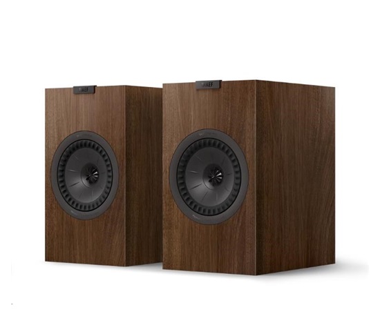 KEF Repro Q3 Meta regálové, 2ks, tmavé dřevo