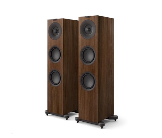 KEF Repro Q7 Meta sloupový, 1ks, tmavé dřevo