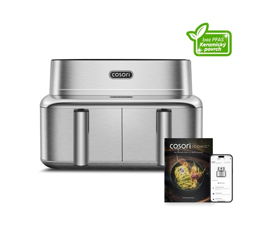 Cosori Iconic Dual 8,6l nerez