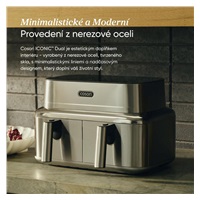 Cosori Iconic Dual 8,6l nerez