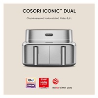 Cosori Iconic Dual 8,6l nerez
