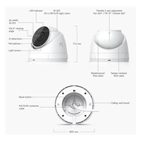 BAZAR - UBNT UVC-G5-Turret-Ultra, UniFi Video Camera G5 Turret Ultra - Poškozený obal (Komplet)