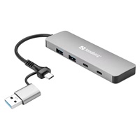 Sandberg USB-C/A to 2xUSB-A+2xUSB-C Hub