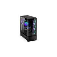Endorfy case Aquarius 8000 Corona,Průhledná bočnice, E-ATX, 4x ARGB 120mm, černá