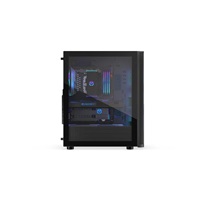 ENDORFY Case Ventum 400 ARGB, Průhledná bočnice, ATX, 4x120mm  ARGB, černá