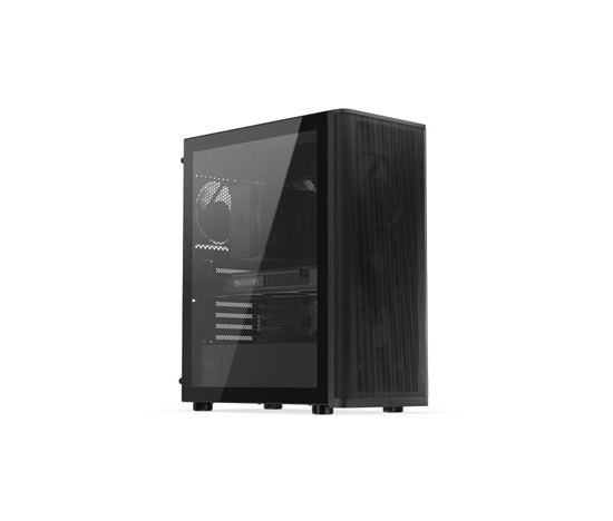 ENDORFY Case Ventum 400 Air, Průhledná bočnice, ATX, 4x120mm  ARGB, černá