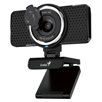 GENIUS webkamera ECam 8020AF, Full HD 1080P, USB, USB-C, mikrofon, černá
