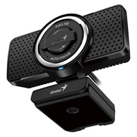 GENIUS webkamera ECam 8020AF, Full HD 1080P, USB, USB-C, mikrofon, černá