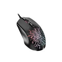 GENIUS myš Scorpion M300 Crack/ drátová/ RGB podsvícení/ 800-2400 dpi/ USB/ 4 tlačítka/ černá