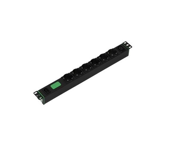 APC Easy Rack PDU Basic, 1U, 10A (2.3kW), 230V, 6x SCHUKO, 1x C13