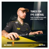ASUS podložka pod myš ROG HONE CONTROL ACE L VITALITY ED, 420x490x4, textil, žlutá