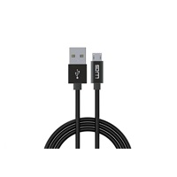 WG - Datový kabel Micro USB na USB-A, 1,2 metru, černá