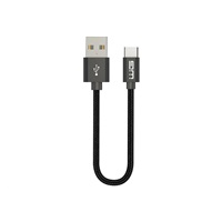 WG - Datový kabel Type-C na USB-A, 20 cm, černá