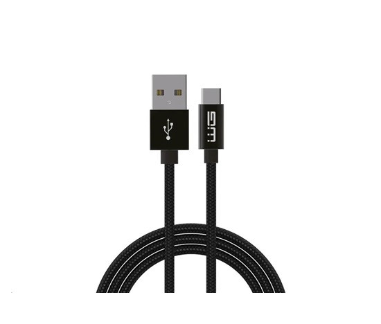 WG - Datový kabel Type-C na USB-A, 50 cm, černá