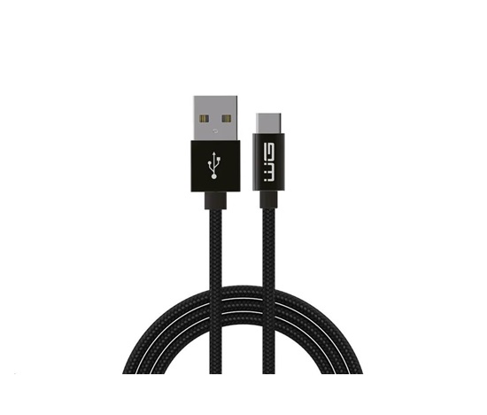 WG - Datový kabel Type-C na USB-A, 1 metr, černá