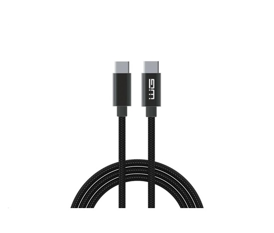 WG - Datový kabel Type-C na Type-C, 1 metr, černá