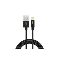 WG - Datový kabel Lightning na USB-A, 1 metr, černá