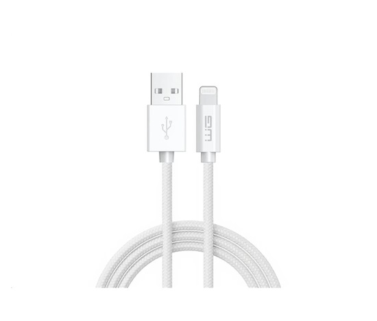 WG - Datový kabel Lightning MFI na USB-A, 2 metry, bílá